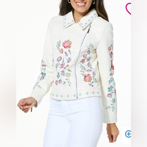 G by Giuliana Black Label Faux Leather Moto Jacket - Picture 4 of 14